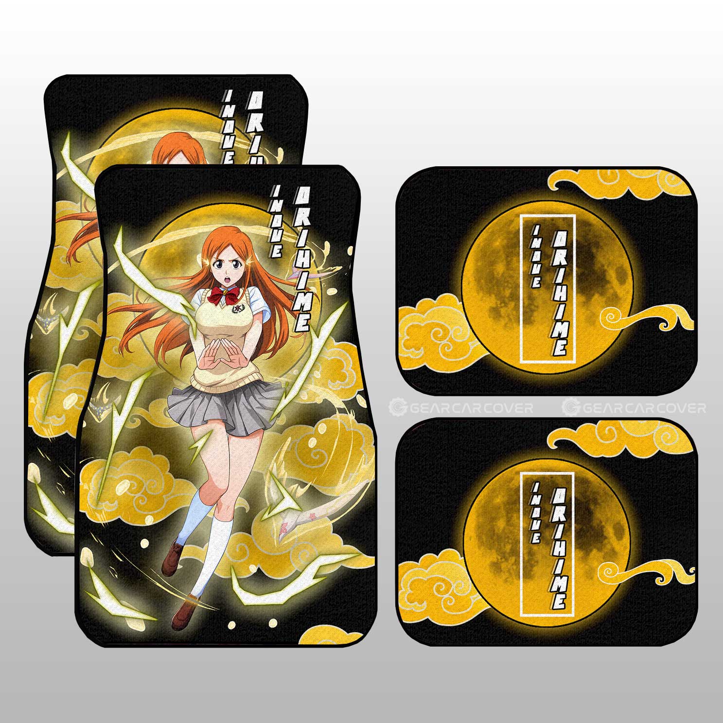 Inoue Orihime Car Floor Mats Custom Bleach Anime Car Interior Accessories - Gearcarcover - 1