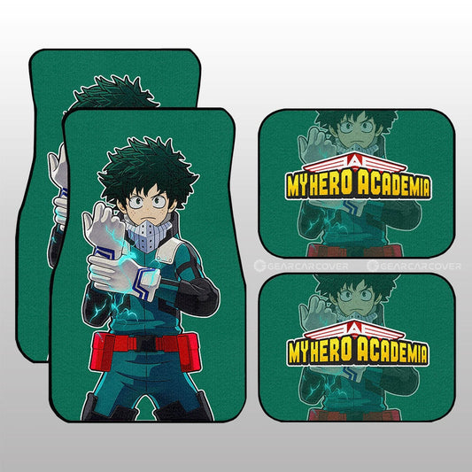 Izuku Midoriya Car Floor Mats Custom My Hero Academia Anime - Gearcarcover - 1