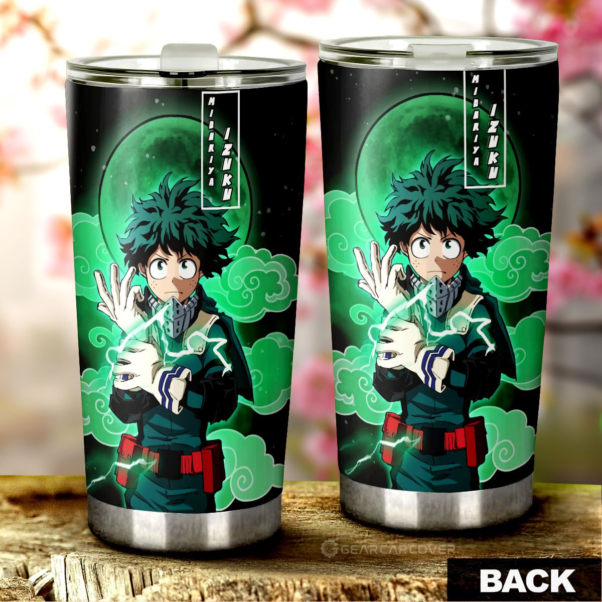 Izuku Midoriya Tumbler Cup Custom Anime My Hero Academia Car Interior Accessories - Gearcarcover - 3
