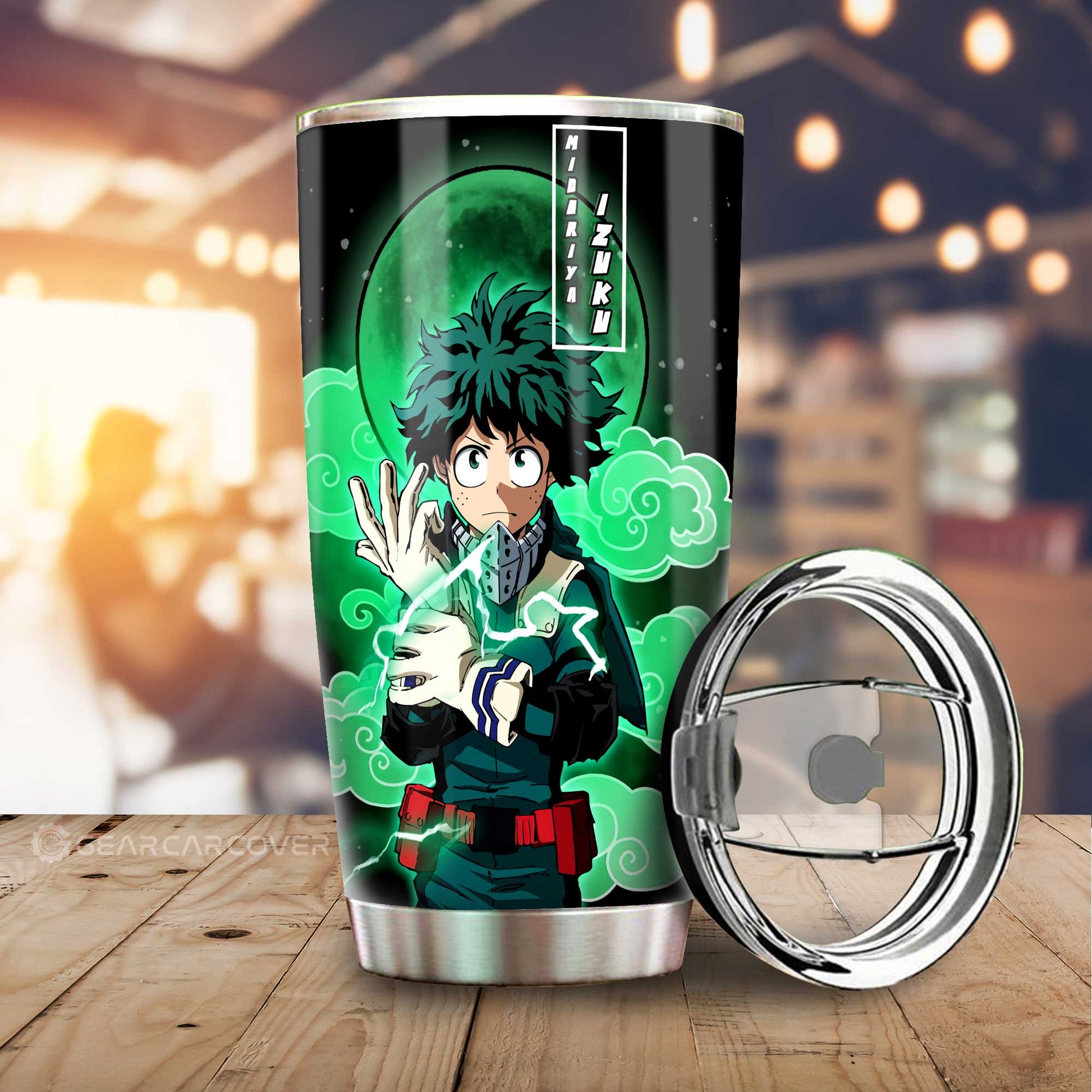 Izuku Midoriya Tumbler Cup Custom Anime My Hero Academia Car Interior Accessories - Gearcarcover - 1