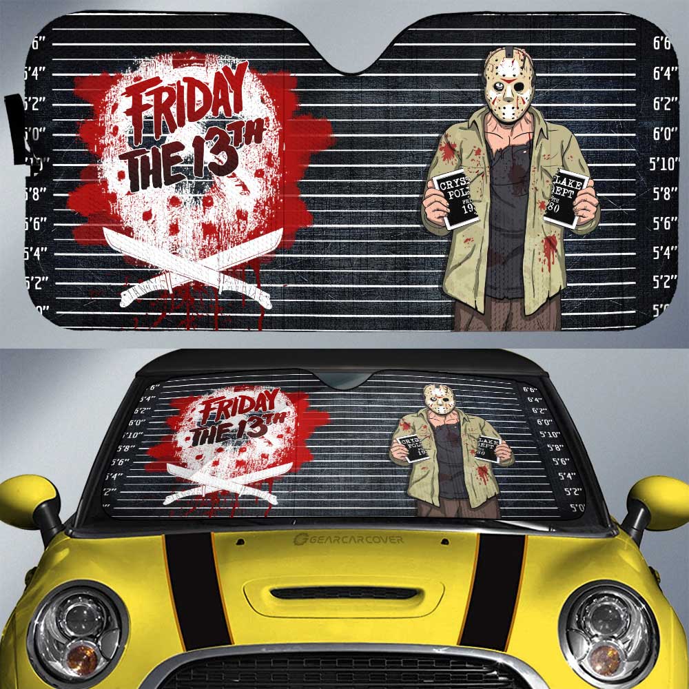 Jack Torrance in The Shining Car Sunshade Custom Horror Characters Car Interior Accessories - Gearcarcover - 1