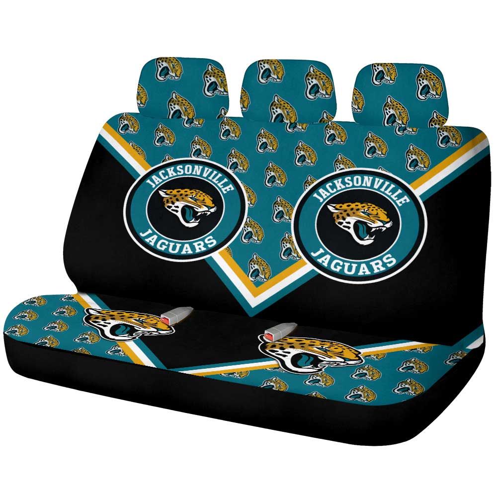 Jacksonville Jaguars Car Back Seat Cover Custom Car Decorations For Fans - Gearcarcover - 1
