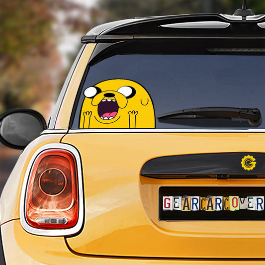 Jake Funny Car Sticker Custom Adventure Time - Gearcarcover - 1