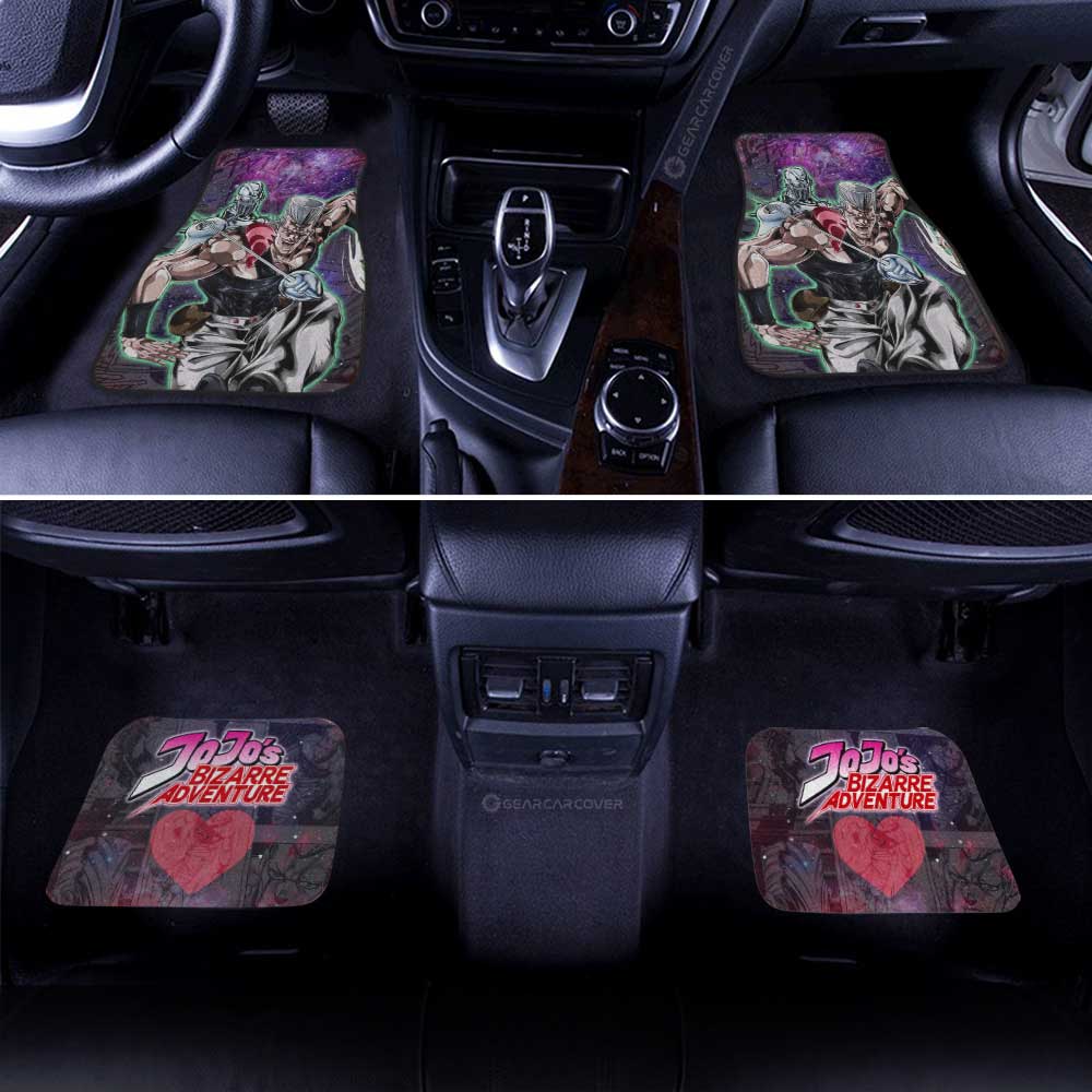 Jean Pierre Polnareff Car Floor Mats Custom Galaxy Manga JJBA Anime - Gearcarcover - 3