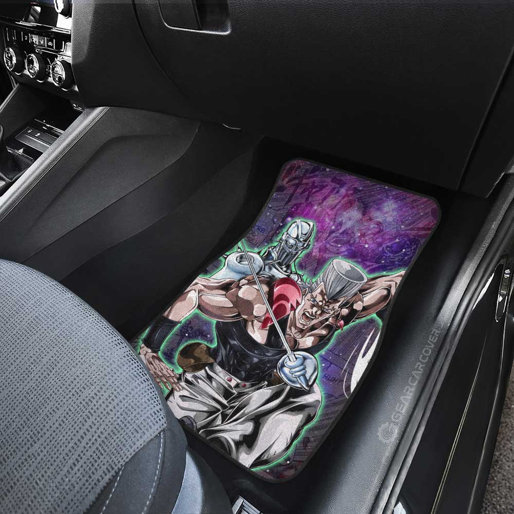 Jean Pierre Polnareff Car Floor Mats Custom Galaxy Manga JJBA Anime - Gearcarcover - 4