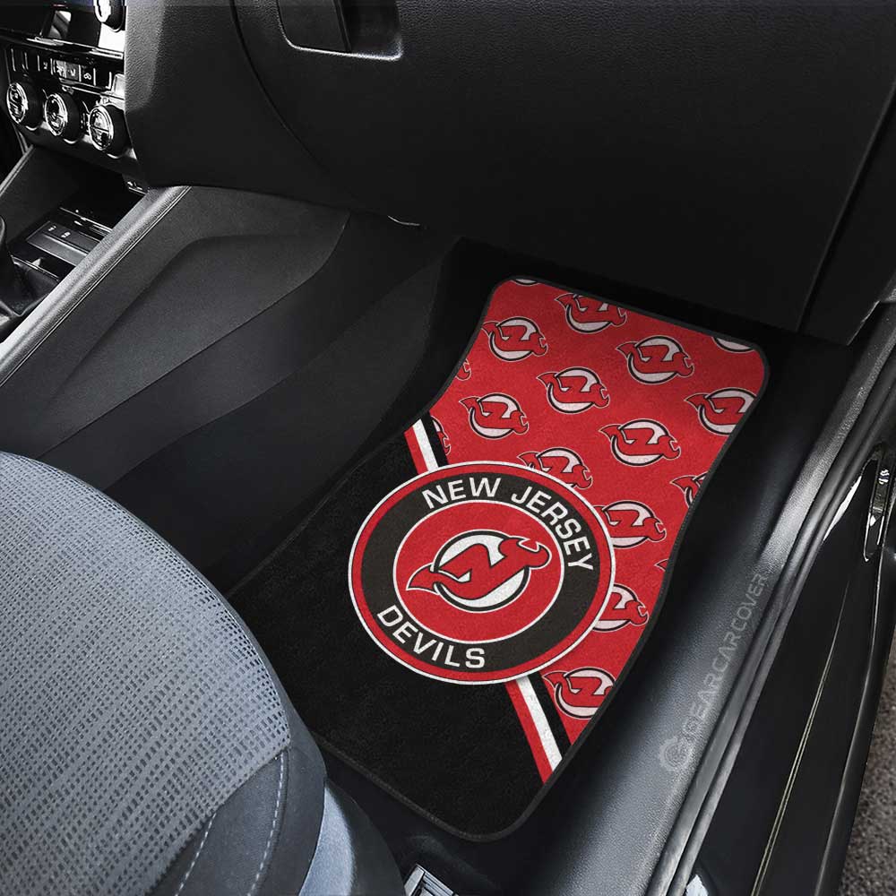Jersey Devils Car Floor Mats Custom Car Accessories For Fans - Gearcarcover - 3