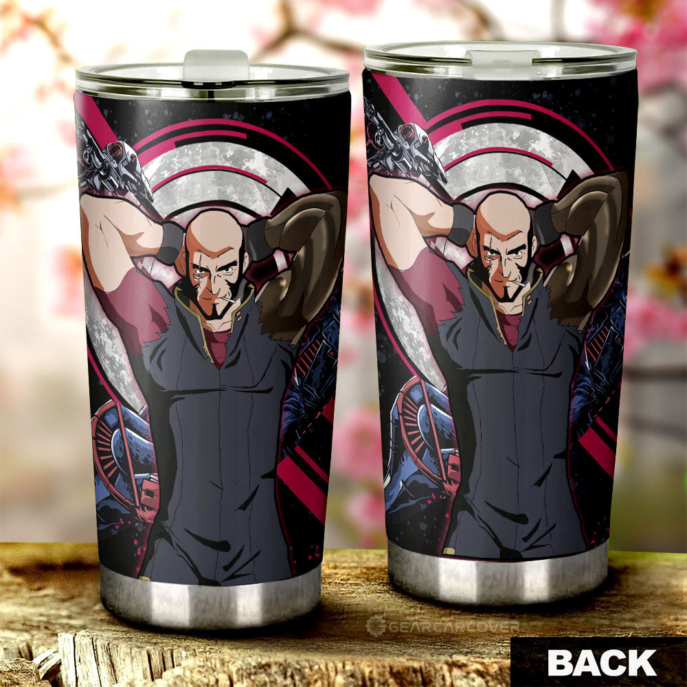 Jet Black Tumbler Cup Custom Cowbop Bebop Anime - Gearcarcover - 3