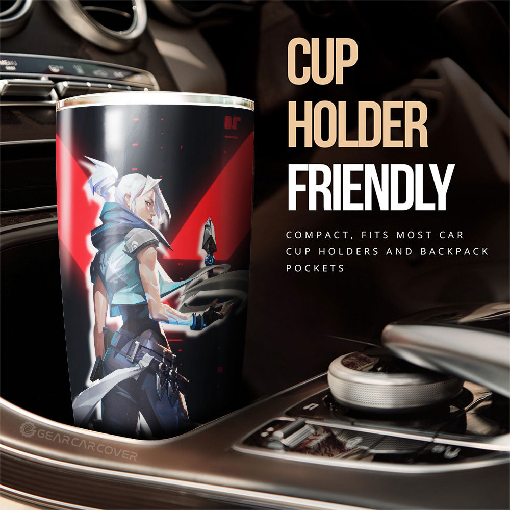 Jett Tumbler Cup Custom Valorant Agent - Gearcarcover - 2