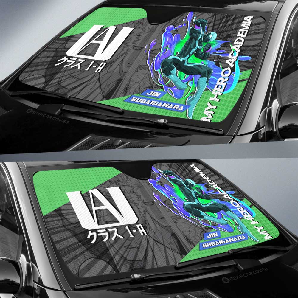 Jin Bubaigawara Car Sunshade Custom My Hero Academia Car Interior Accessories - Gearcarcover - 2