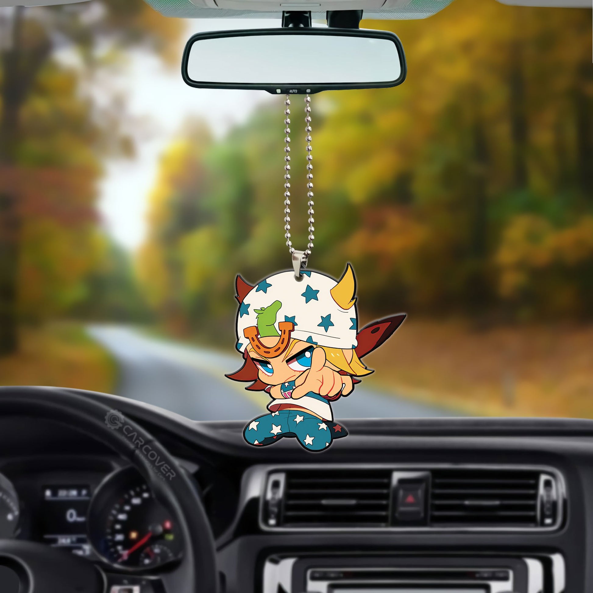 Johnny Joestar Ornament Custom JoJo's Bizarre Adventure Anime Car Accessories - Gearcarcover - 3