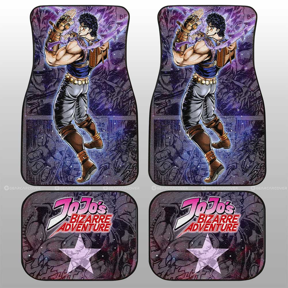 Jonathan Joestar Car Floor Mats Custom Galaxy Style JJBA Anime Car Accessories - Gearcarcover - 2