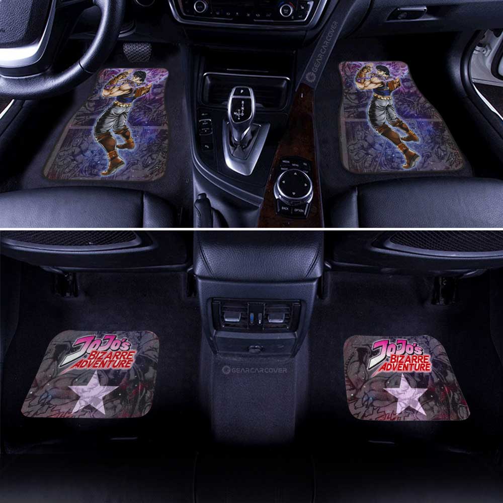 Jonathan Joestar Car Floor Mats Custom Galaxy Style JJBA Anime Car Accessories - Gearcarcover - 3