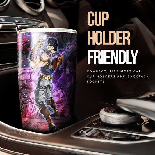 Jonathan Joestar Tumbler Cup Custom JJBA Anime Car Accessories Galaxy Style - Gearcarcover - 2