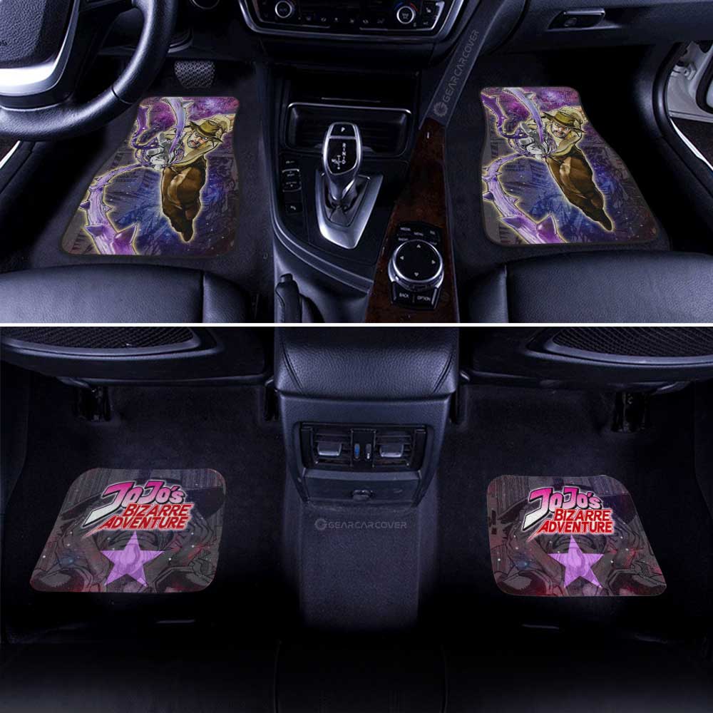 Joseph Joestar Car Floor Mats Custom Galaxy Manga JJBA Anime - Gearcarcover - 3