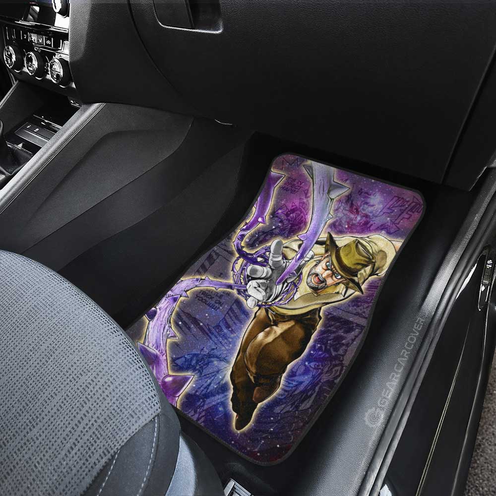 Joseph Joestar Car Floor Mats Custom Galaxy Manga JJBA Anime - Gearcarcover - 4
