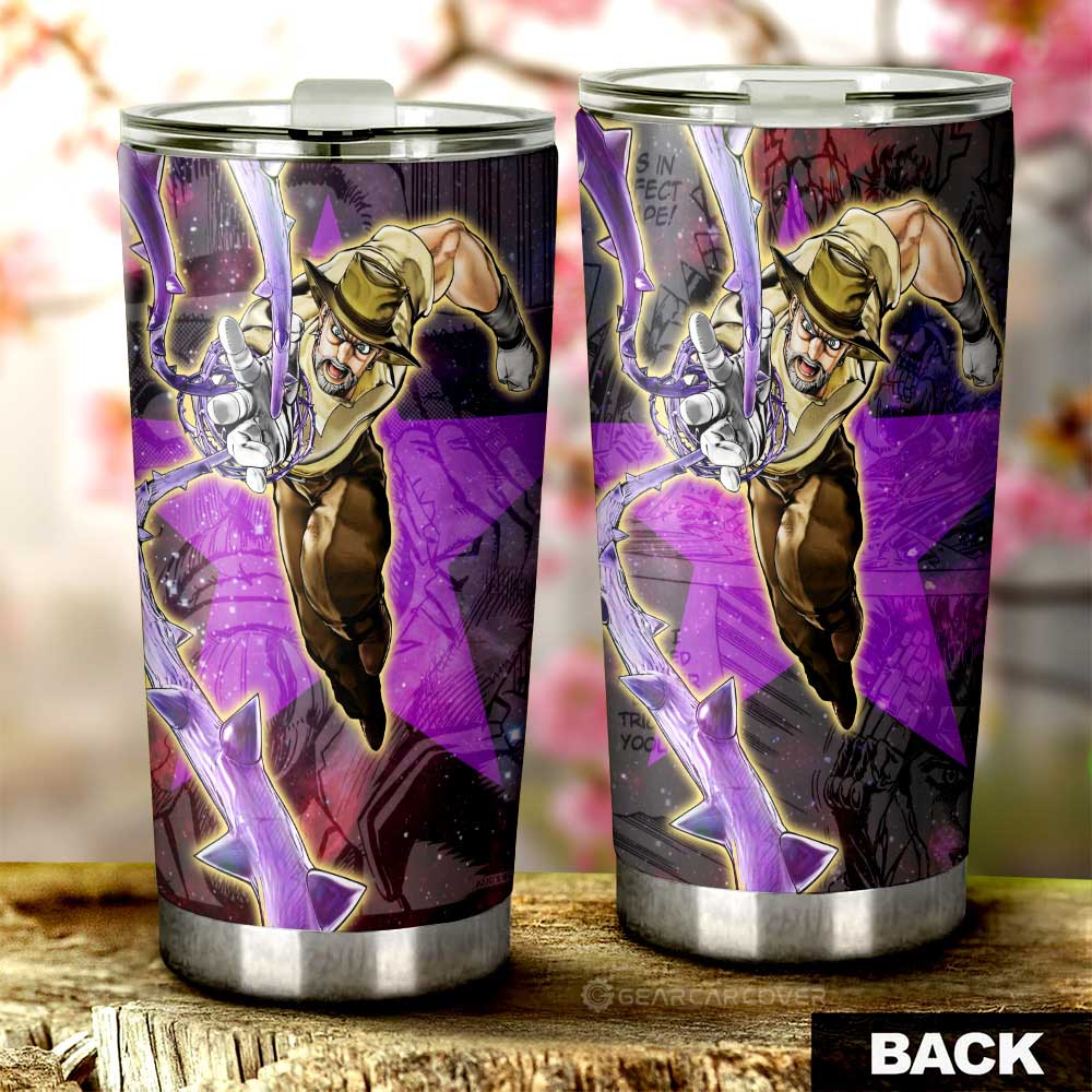 Joseph Joestar Tumbler Cup Custom Galaxy Manga JJBA Anime - Gearcarcover - 3