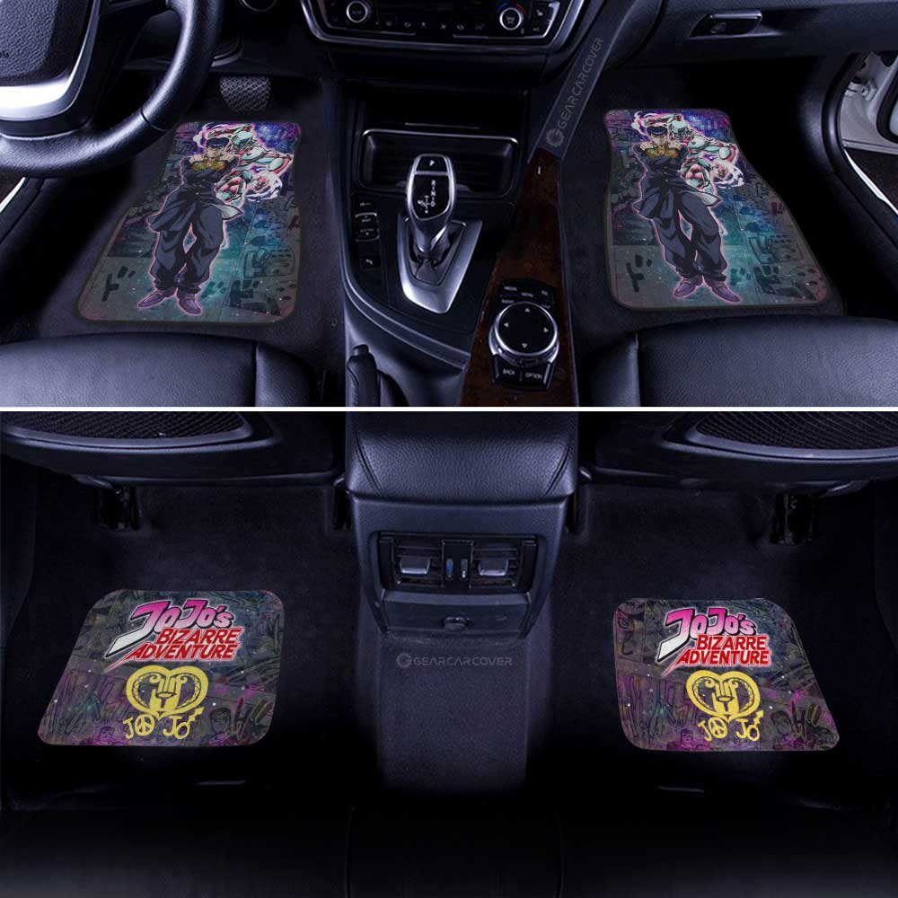 Josuke Higashikata Car Floor Mats Custom Galaxy Style JJBA Anime Car Accessories - Gearcarcover - 3