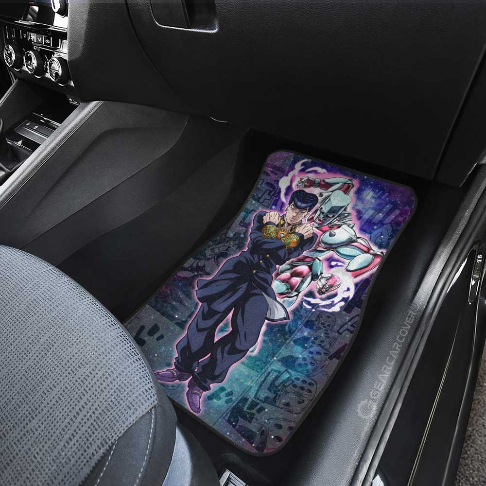 Josuke Higashikata Car Floor Mats Custom Galaxy Style JJBA Anime Car Accessories - Gearcarcover - 4