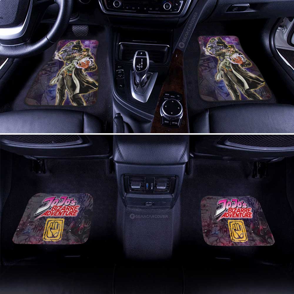Joutarou Kuujou Car Floor Mats Custom Galaxy Style JJBA Anime Car Accessories - Gearcarcover - 3