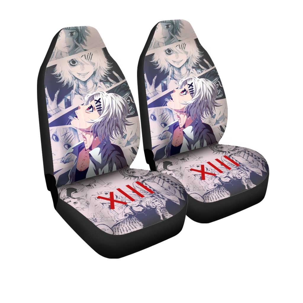 Juuzou Suzuya Car Seat Covers Custom Tokyo Ghoul Anime Car Accessories - Gearcarcover - 3