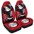 Kamado Tanjiro Car Seat Covers Custom Demon Slayer Anime Car Accessories Manga Style For Fans - Gearcarcover - 3