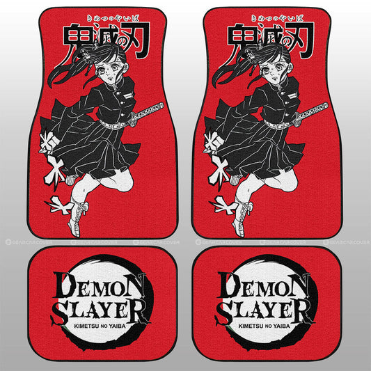 Kanao Tsuyuri Car Floor Mats Custom Demon Slayer Anime Car Accessories Manga Style For Fans - Gearcarcover - 2