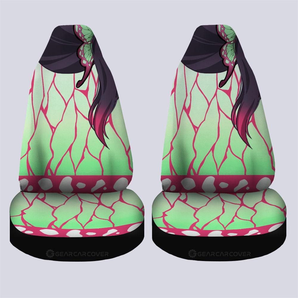 Kanao Uniform Car Seat Covers Custom Hairstyle Demon Slayer Anime Car Interior Accessories - Gearcarcover - 4