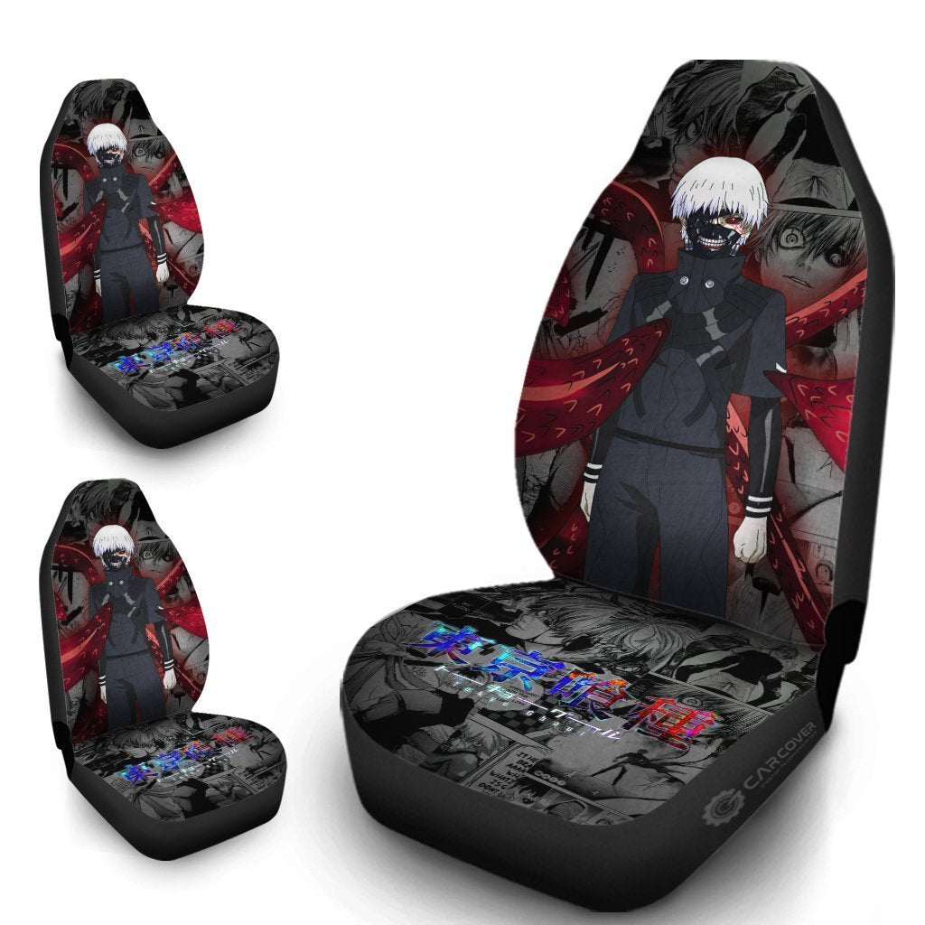 Kaneki Ken Kagune Car Seat Covers Custom Anime Tokyo Ghoul Car Accessories - Gearcarcover - 4