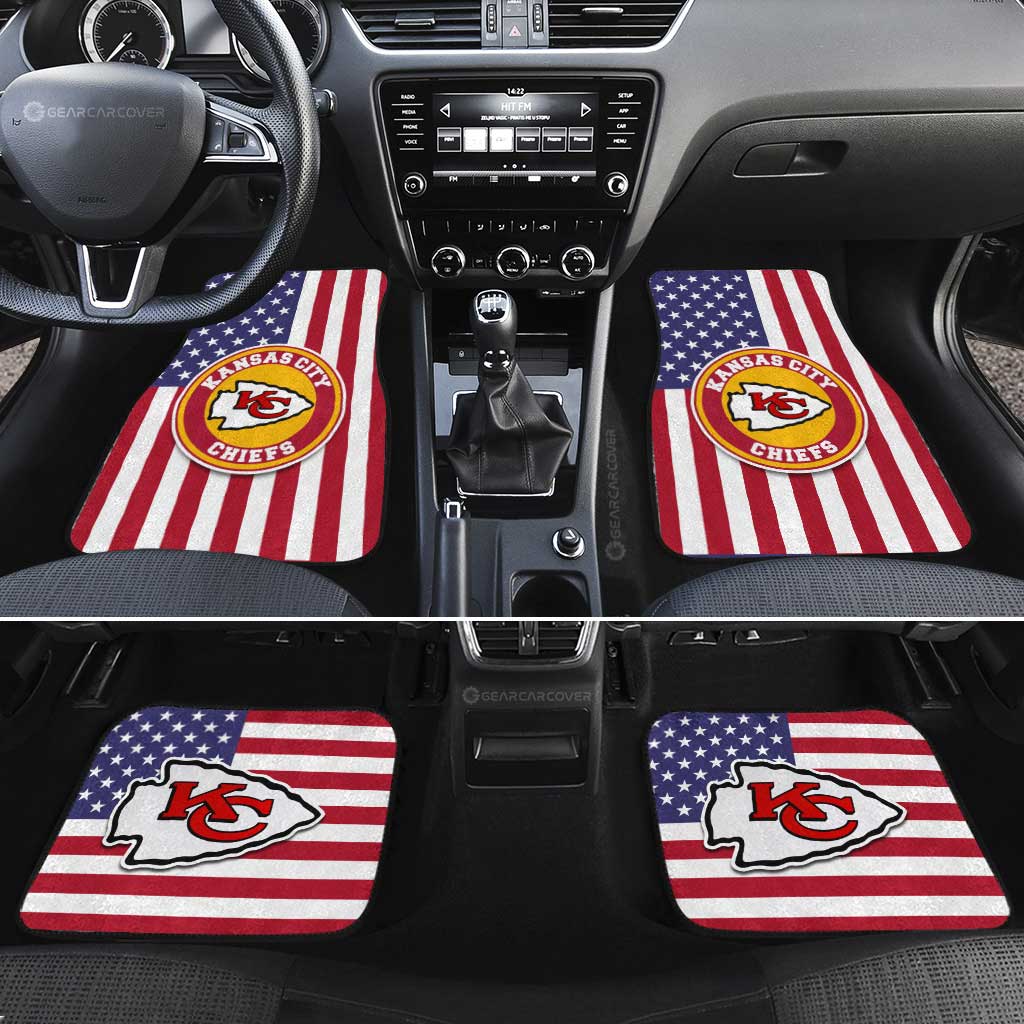 Kansas City Chiefs Car Floor Mats Custom Car Decor Accessories - Gearcarcover - 2