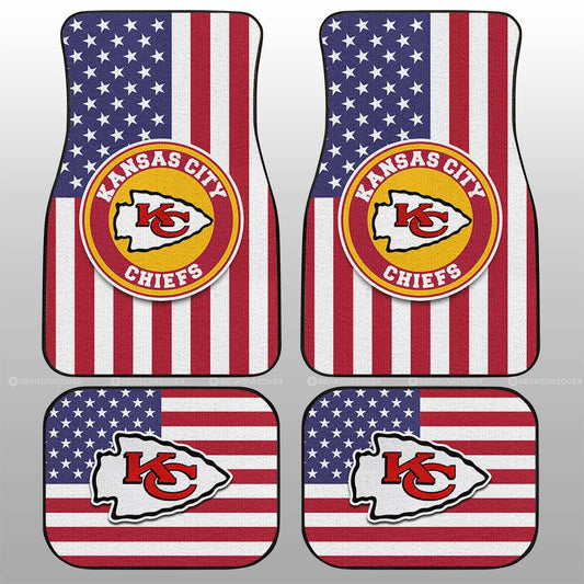Kansas City Chiefs Car Floor Mats Custom Car Decor Accessories - Gearcarcover - 1