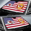 Kansas City Chiefs Car Sunshade Custom Car Decor Accessories - Gearcarcover - 2