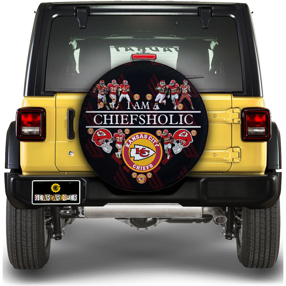 Kansas City Chiefs Spare Tire Covers Custom For Holic Fans - Gearcarcover - 1