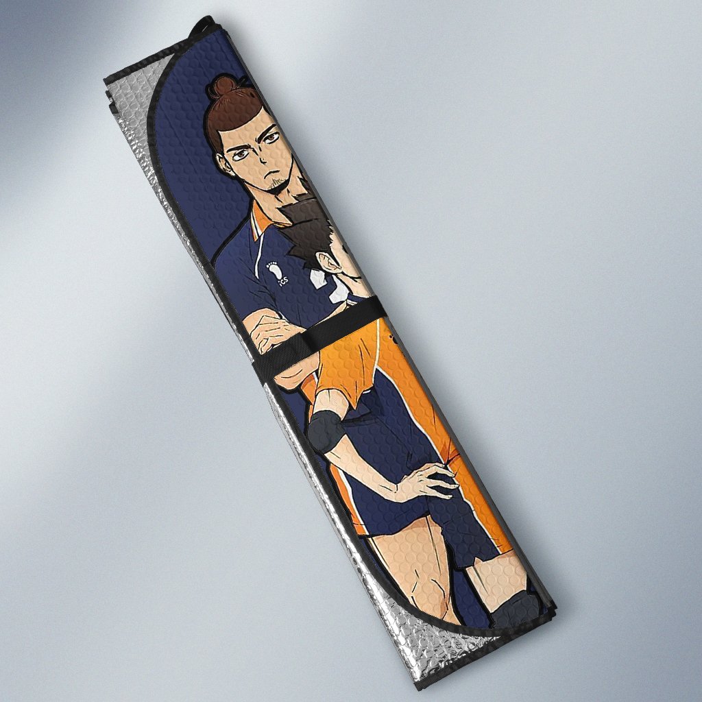 Karasuno Car Sunshade Custom Anime Haikyuu Car Accessories - Gearcarcover - 3