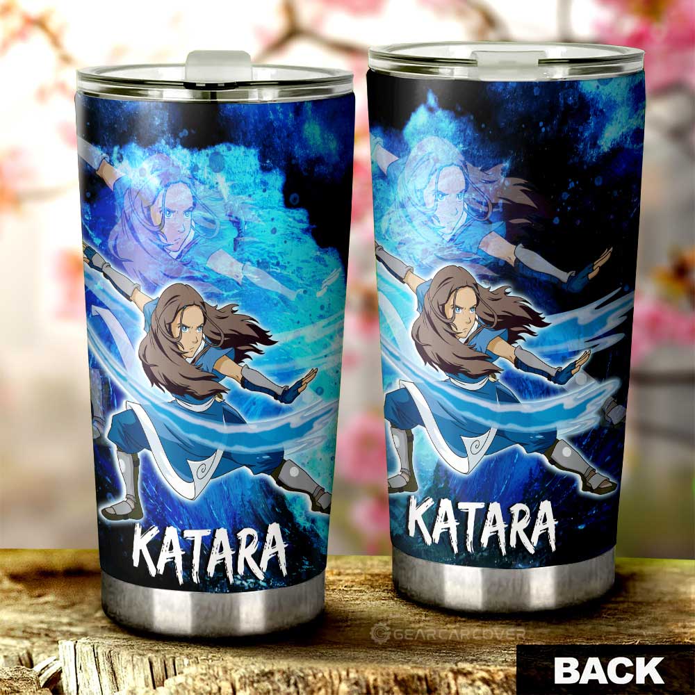 Katara Tumbler Cup Custom Avatar The Last Airbender Anime - Gearcarcover - 3