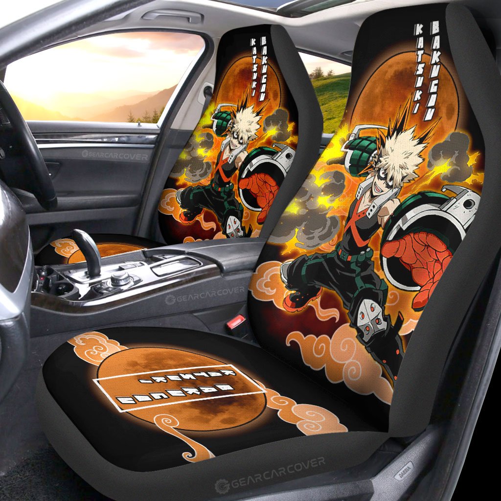 Katsuki Bakugo Car Seat Covers Custom Anime My Hero Academia Car Interior Accessories - Gearcarcover - 2