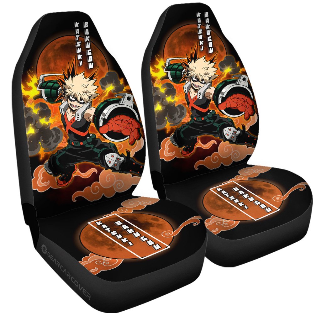 Katsuki Bakugo Car Seat Covers Custom Anime My Hero Academia Car Interior Accessories - Gearcarcover - 3