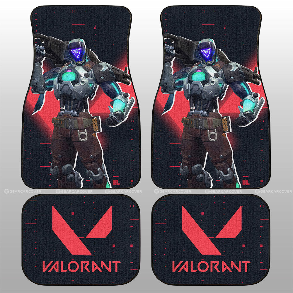 Kay O Car Floor Mats Custom Valorant Agent - Gearcarcover - 1