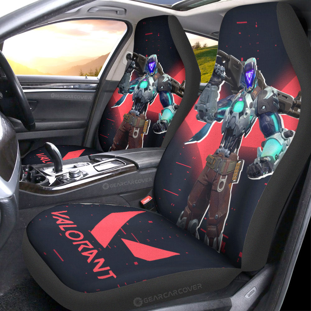 Kay O Car Seat Covers Custom Valorant Agent - Gearcarcover - 3