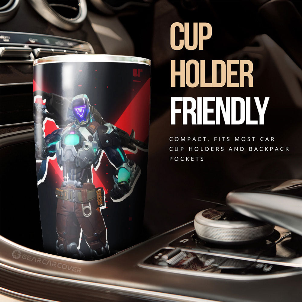 Kay O Tumbler Cup Custom Valorant Agent - Gearcarcover - 2