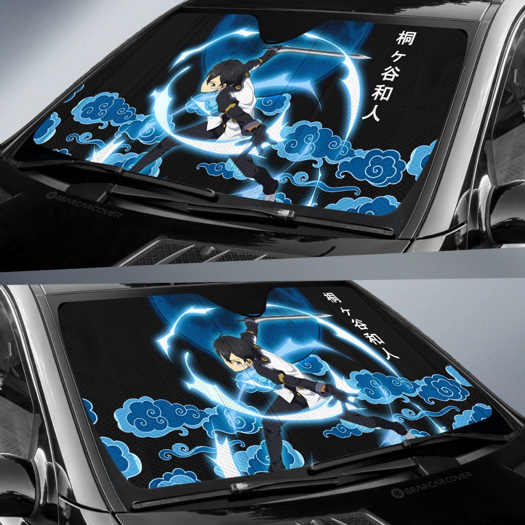 Kazuto Kirigaya Car Sunshade Custom Sword Art Online Anime Car Accessories - Gearcarcover - 2