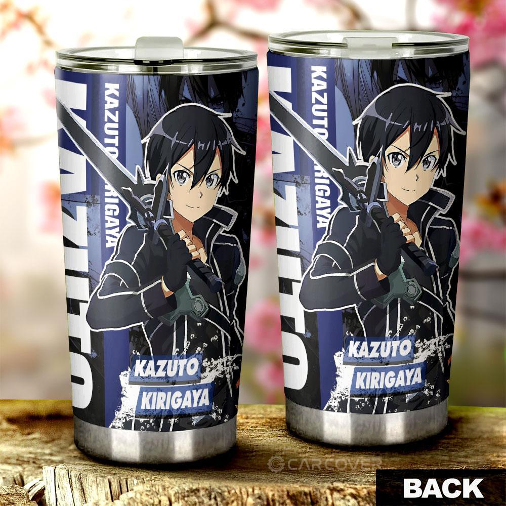 Kazuto Kirigaya Tumbler Cup Custom Sword Art Online Anime Car Interior Accessories - Gearcarcover - 3
