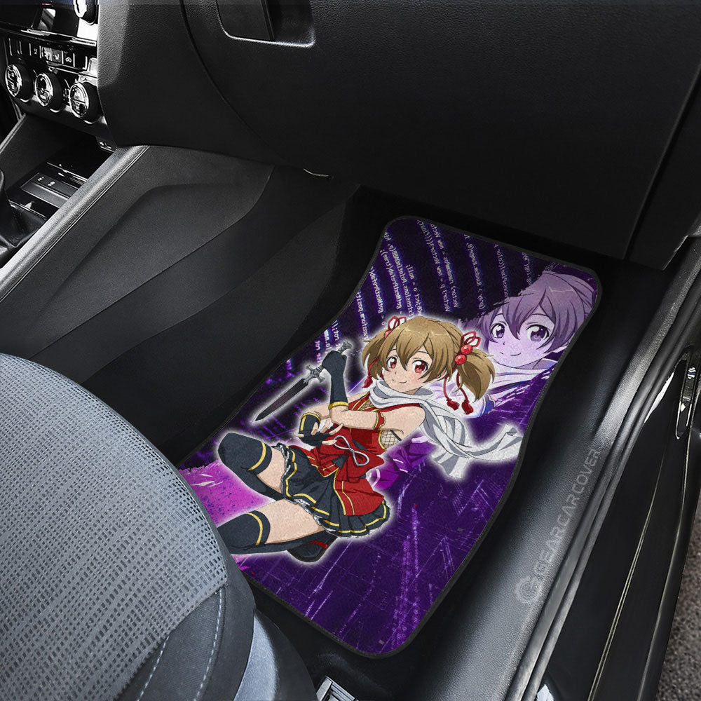 Keiko Ayano (Silica) Car Floor Mats Custom Sword Art Online Anime - Gearcarcover - 3