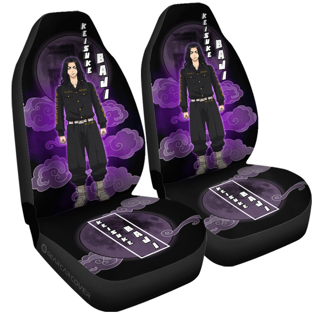 Keisuke Baji Car Seat Covers Custom Tokyo Revengers Anime Car Interior Accessories - Gearcarcover - 3