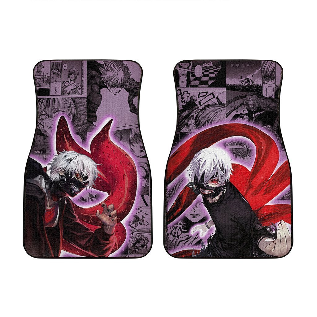 Ken Kaneki Car Floor Mats Custom Tokyo Ghoul Anime - Gearcarcover - 2