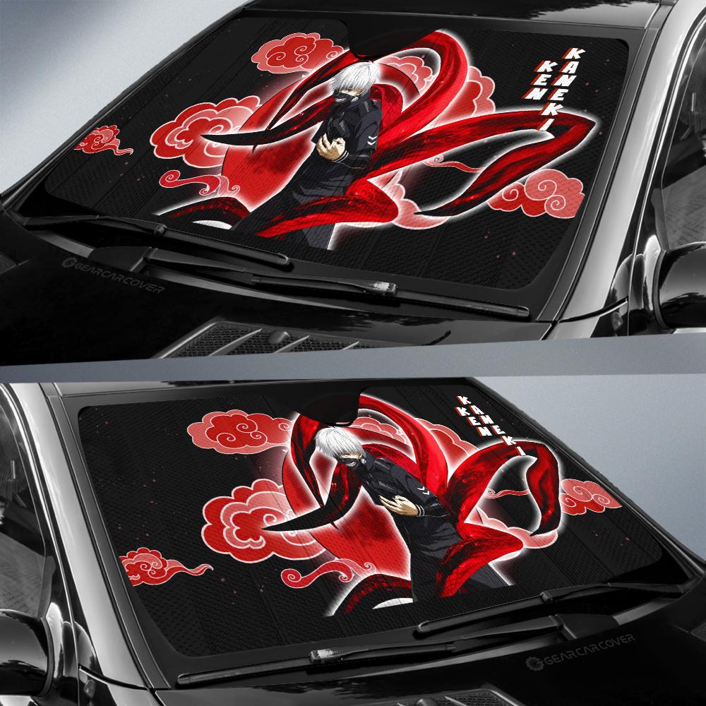 Ken Kaneki Car Sunshade Custom Gifts Tokyo Ghoul Anime For Fans - Gearcarcover - 2