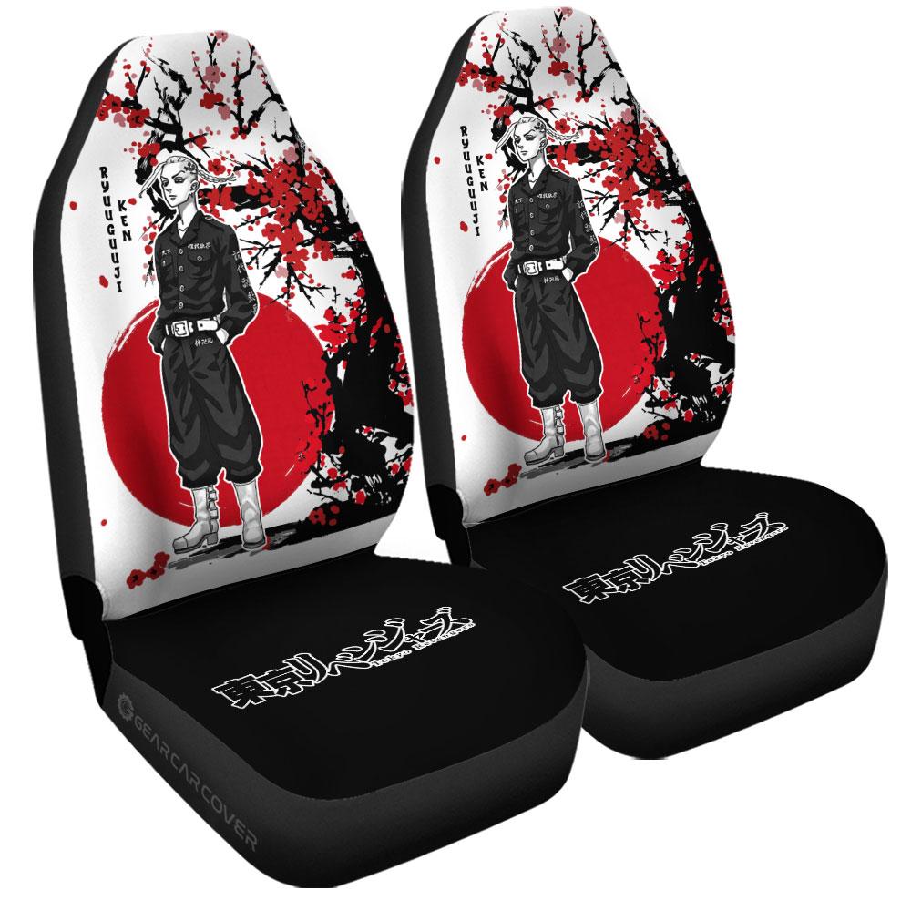 Ken Ryuguji Car Seat Covers Custom Japan Style Tokyo Revengers Anime Car Accessories - Gearcarcover - 3