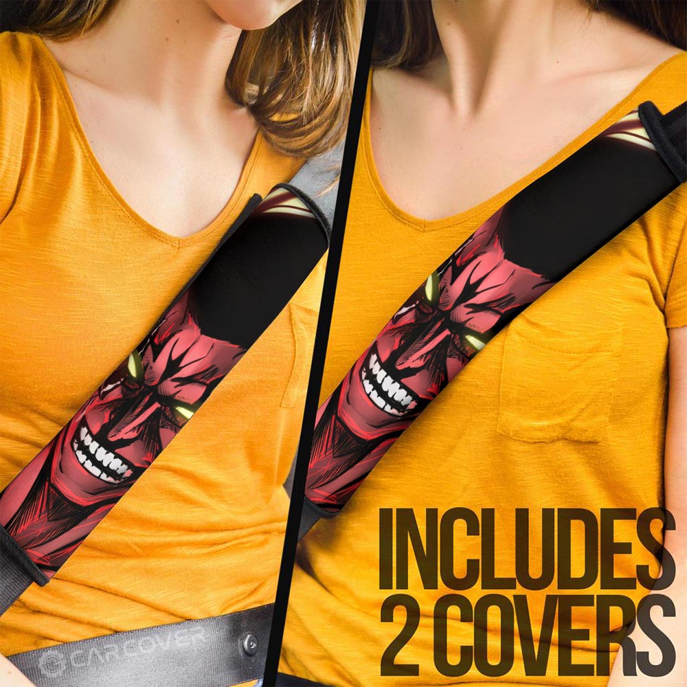 Kenpachi Bankai Seat Belt Covers Custom Bleach Anime Car Accessories - Gearcarcover - 3