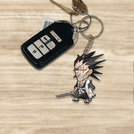 Kenpachi Zaraki Keychain Custom Bleach Anime Car Accessories - Gearcarcover - 1