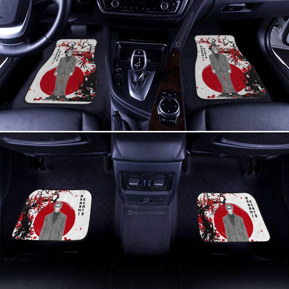 Kento Nanami Car Floor Mats Custom Japan Style Jujutsu Kaisen Anime Car Accessories - Gearcarcover - 3