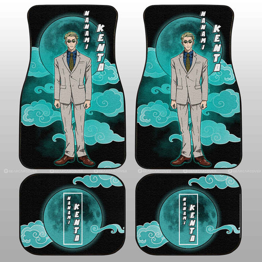 Kento Nanami Car Floor Mats Custom Jujutsu Kaisen Anime Car Interior Accessories - Gearcarcover - 2